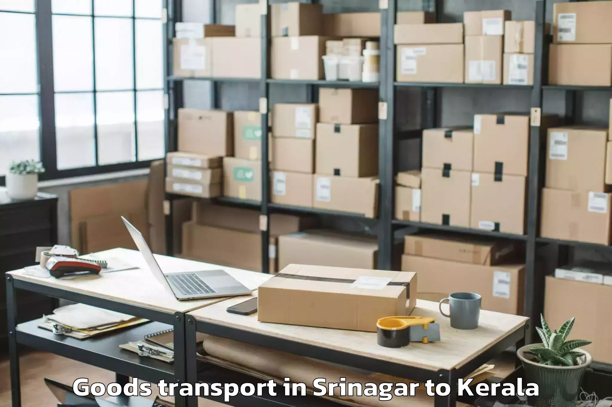 Srinagar to Koothattukulam Goods Transport